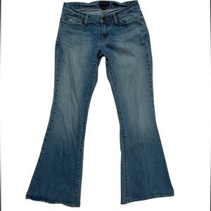 Aeropostale Vintage Y2K Super flare Jeans Low Rise Distressed Size 5/6S